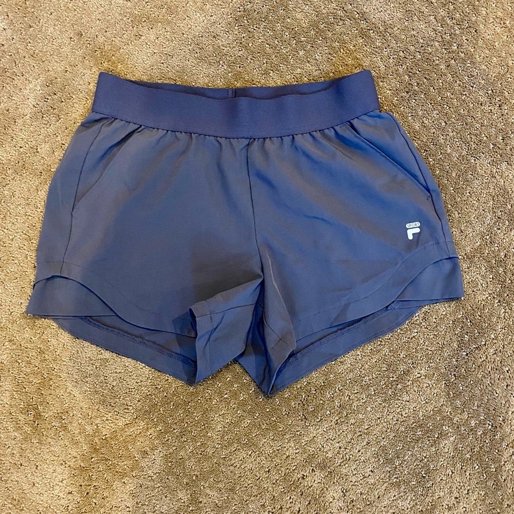gray athletic shorts